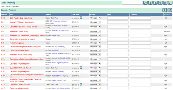 Action Item Tracking