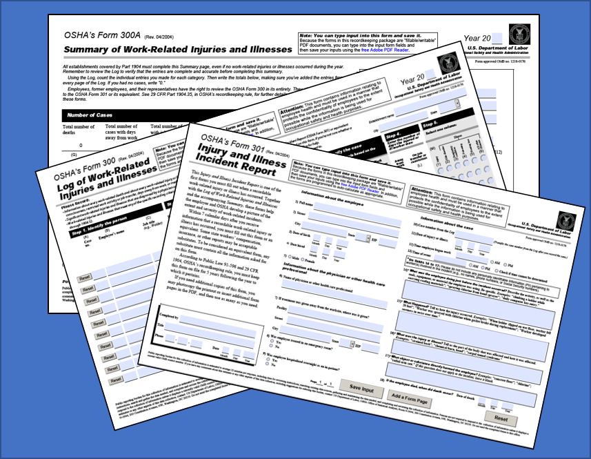 OSHA Recordkeeping Forms