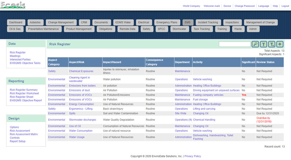 Health and Safety Software