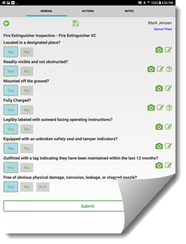Safety Inspection App Software